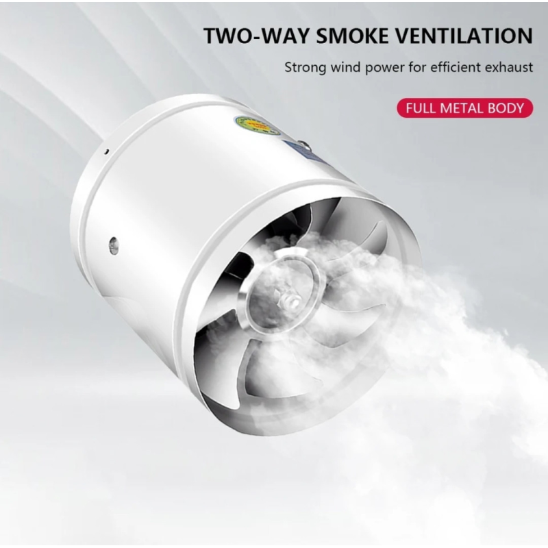 Вентилятор витяжний канальний 100 мм 220 вольт FD-100 Вентилятор витяжний канальний 100 мм 220 вольт FD-100