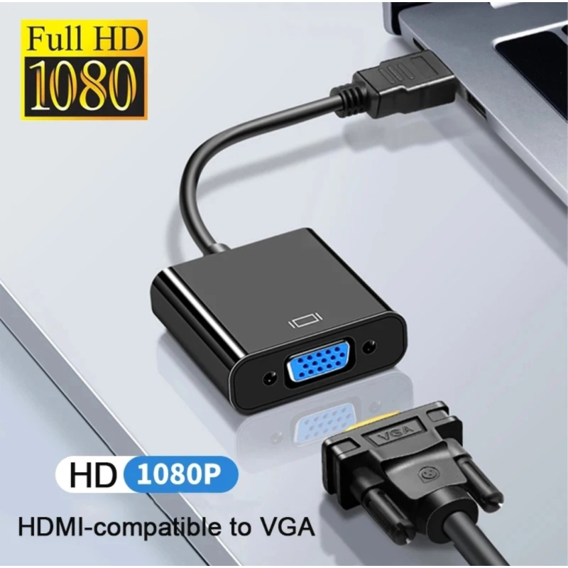 Перехідник конвертер HDMI -VGA full HD 1080 Перехідник конвертер HDMI -VGA full HD 1080