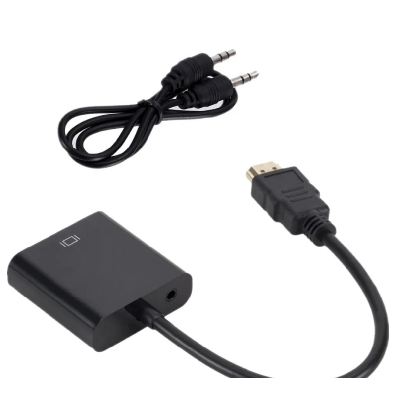 Перехідник конвертер HDMI -VGA full HD 1080 audio Перехідник конвертер HDMI -VGA full HD 1080 audio