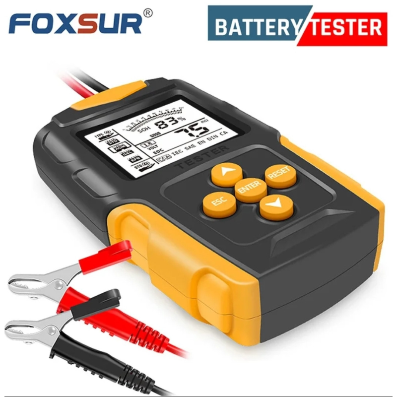 Інтелектуальний тестер стану акумулятора Foxsur FBT-200