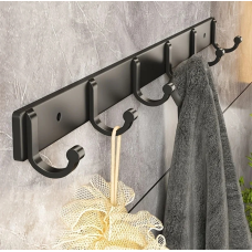 Тримачі для рушників гачки вішалка чорного кольору 6