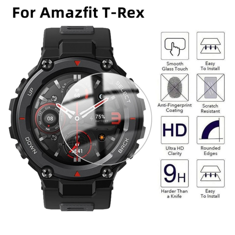 Захисне скло Amazfit verge, verge lite, T-Rex Захисне скло Amazfit verge, verge lite, T-Rex