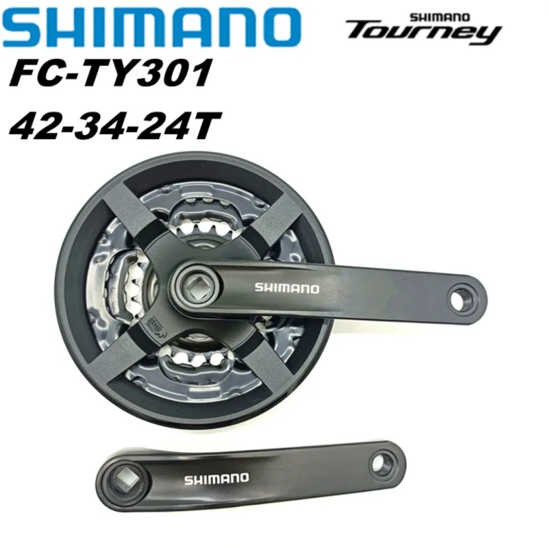 Комплект шатунів Shimano Tourney FC-TY301 Комплект шатунів Shimano Tourney FC-TY301