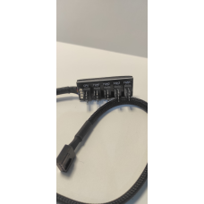 Хаб, сплітер, перехідник 4 пін для 5 кулерів