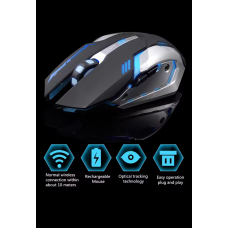 Мишка комп“ютерна Azzor D9 акумуляторна безшумна  RGB