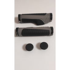 Грипси ручки велосипедні Promend із замками GR-504 сірі