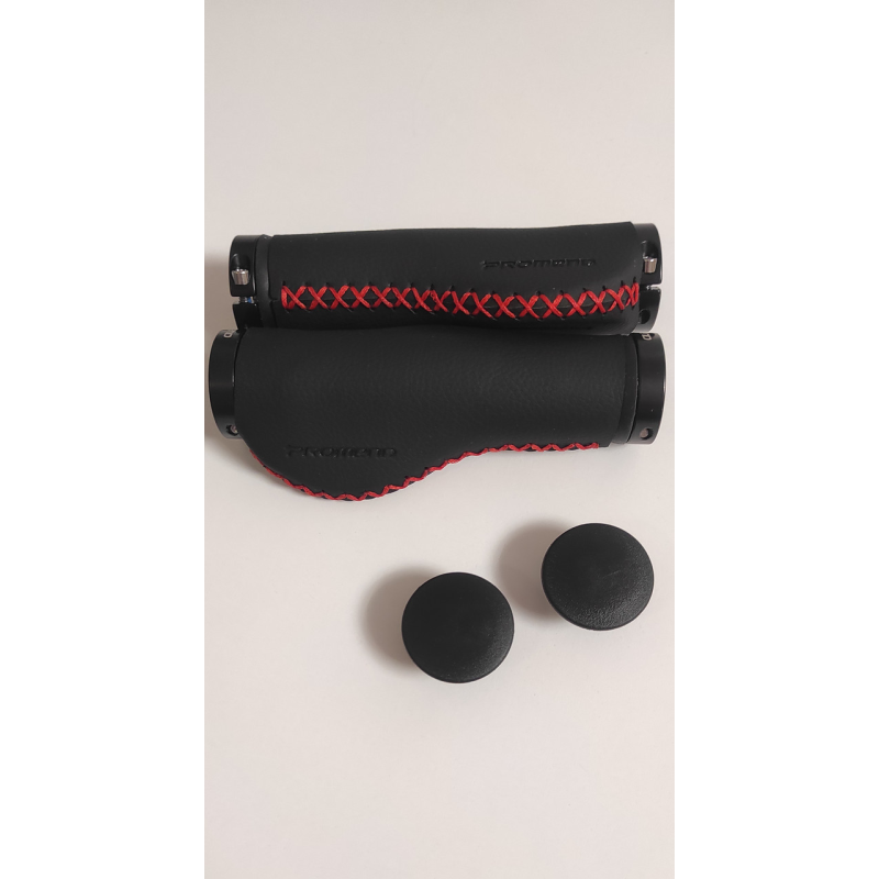 Грипси ручки велосипедні Promend із замками GR-502 RD Грипси ручки велосипедні Promend із замками GR-502 RD
