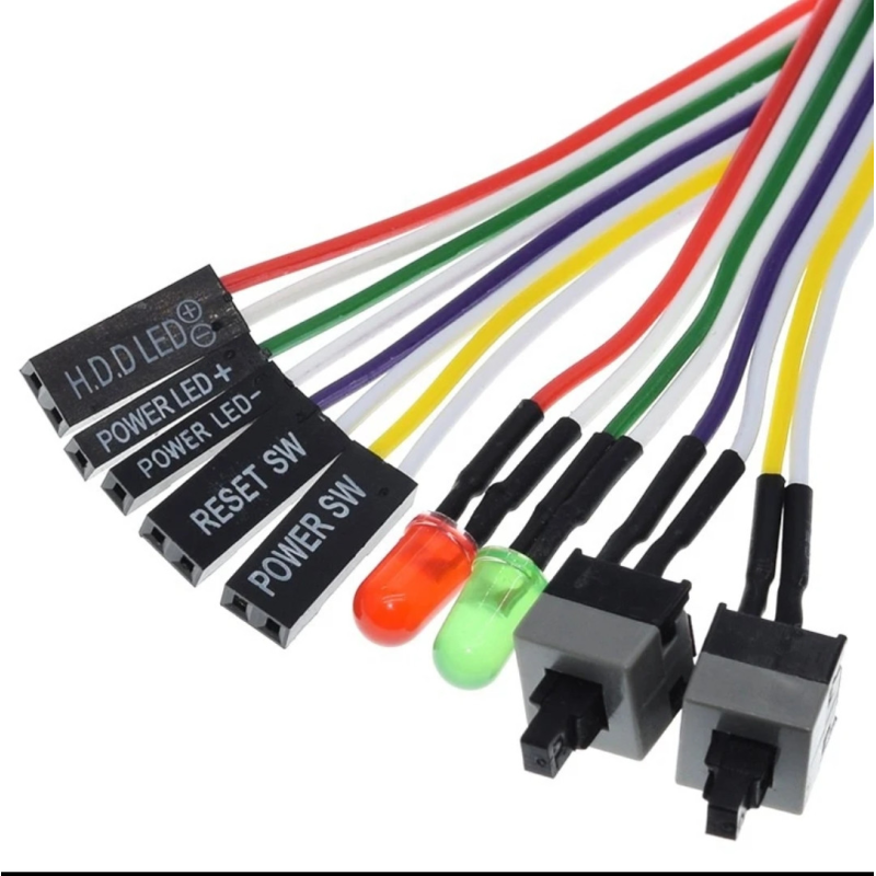 Кнопка вмикання й перезавантаження комп“ютера з індикацією Кнопка вмикання й перезавантаження комп“ютера з індикацією