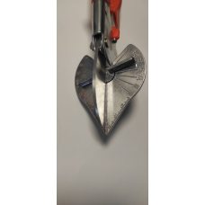 Ножиці будівельні з кутоміром для пластику гуми