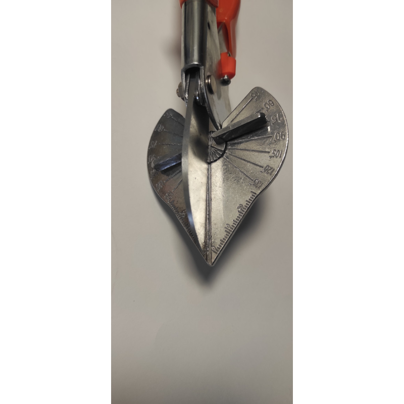 Ножиці будівельні з кутоміром для пластику гуми Ножиці будівельні з кутоміром для пластику гуми