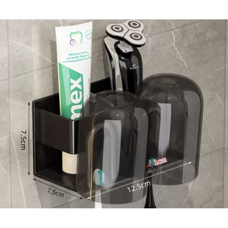 Набір для ванної кімнати на 2 особи чорний Набір для ванної кімнати на 2 особи чорний