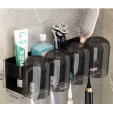 Набір для ванної кімнати на 4 особи чорний