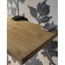 Тримач для полиці, кріплення для полиці пелікан срібло