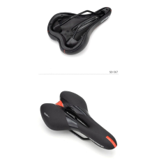 Сидіння велосипедне Promend Gel SD-567 з червоною вставкою