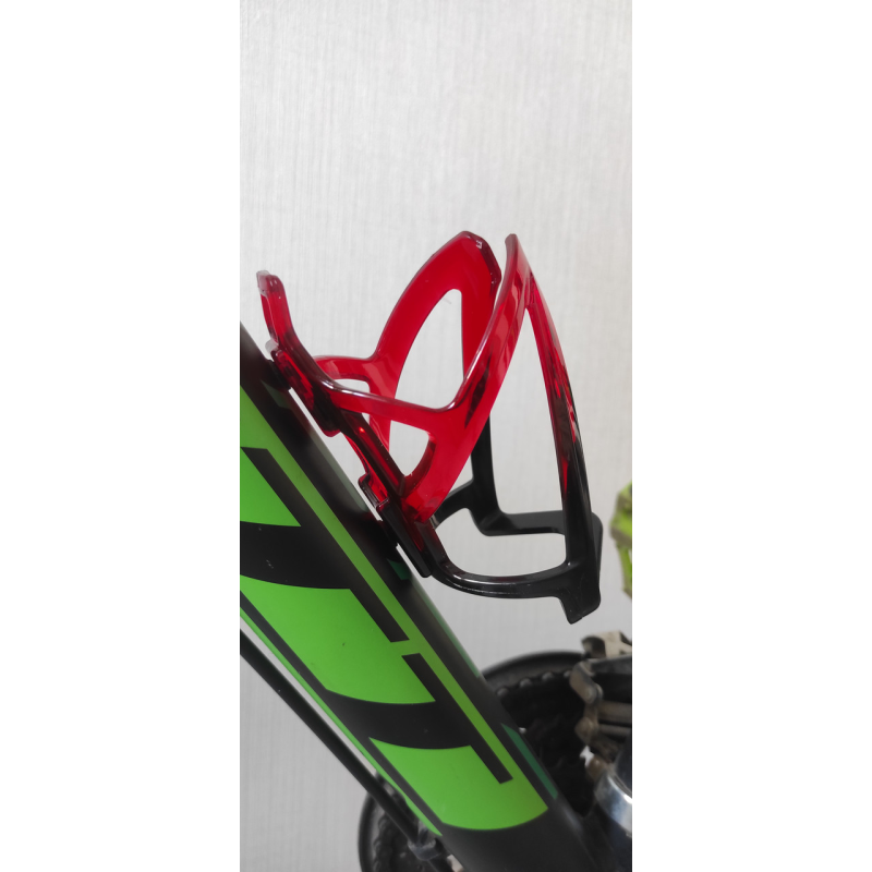 Фляготримач, кріплення пляшки для велосипеда червоно-чорний Фляготримач, кріплення пляшки для велосипеда червоно-чорний