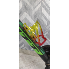 Фляготримач, кріплення пляшки для велосипеда жовто-червоний