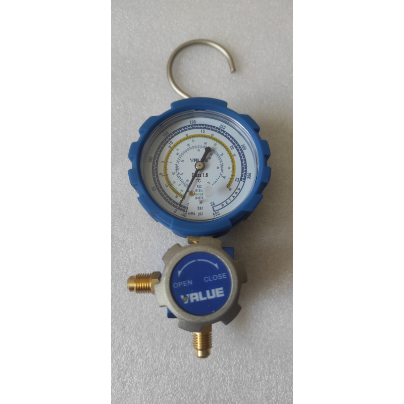 Манометричний колектор 1 — вентильний VALUE VMG -1-U-L (R410 R407 R22 R134 R32) Манометричний колектор 1 — вентильний VALUE VMG -1-U-L (R410 R407 R22 R134 R32)