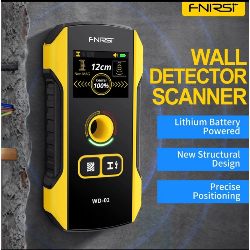 FNIRSI WD-02 детектор прихованих дротів, дерева та металу