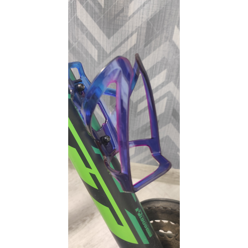 Фляготримач, кріплення пляшки для велосипеда синьо-фіолетовий Фляготримач, кріплення пляшки для велосипеда синьо-фіолетовий