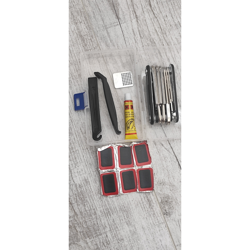 Набір інструментів для обслуговування велосипеда, дорожній набір Набір інструментів для обслуговування велосипеда, дорожній набір