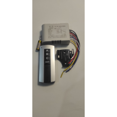 Вимикач дистанційний 3-канальний з пультом