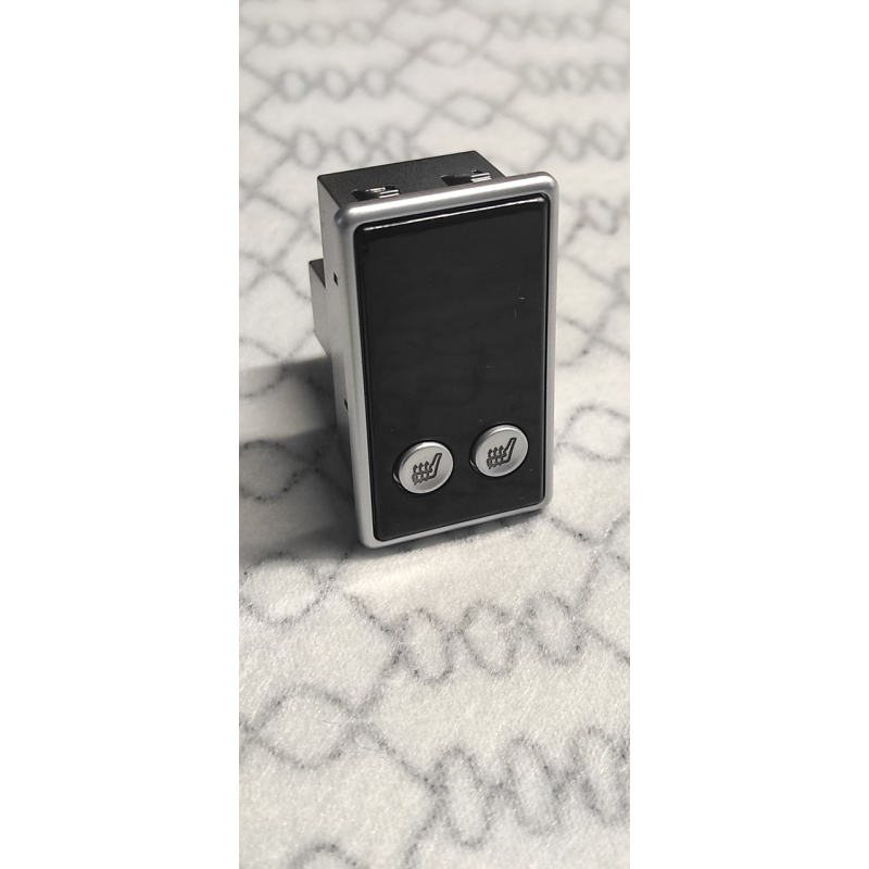 Підігрів сидінь автомобільний вуглеволокно 12 вольтів прямокутна кнопка Підігрів сидінь автомобільний вуглеволокно 12 вольтів прямокутна кнопка