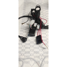 Підігрів сидінь автомобільний вуглеволокно 12 вольтів на одне сидіння