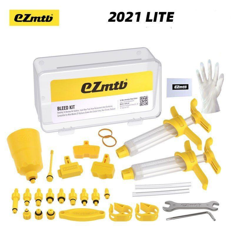 Набір для прокачування гідравлічних велосипедних гальм Ezmtb 2021 Lite Набір для прокачування гідравлічних велосипедних гальм Ezmtb 2021 Lite
