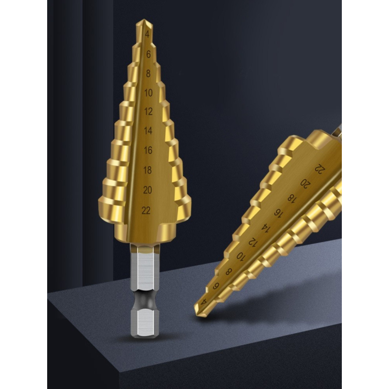 Свердло ступеневе 4-22 мм HSS Свердло ступеневе 4-22 мм HSS