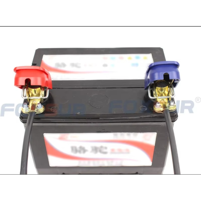 Швидкознімні клеми FOXSUR-комплекс 2 шт. для АКБ акумулятора Flash Power червоний синій Швидкознімні клеми FOXSUR-комплекс 2 шт. для АКБ акумулятора Flash Power червоний синій