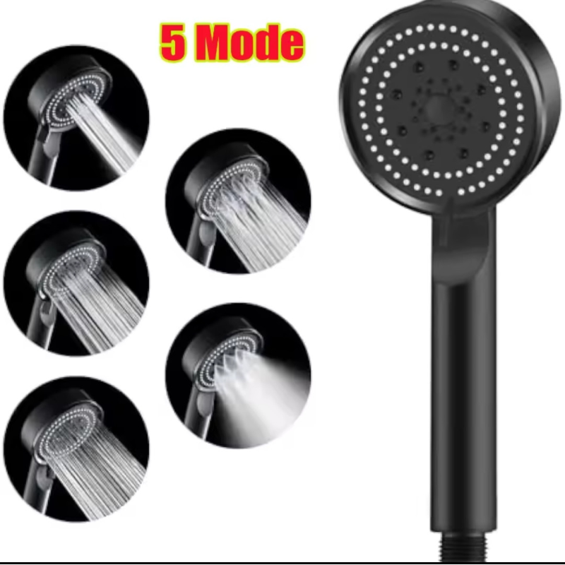 Лійка для душу чорного кольору шланг Лійка для душу чорного кольору шланг