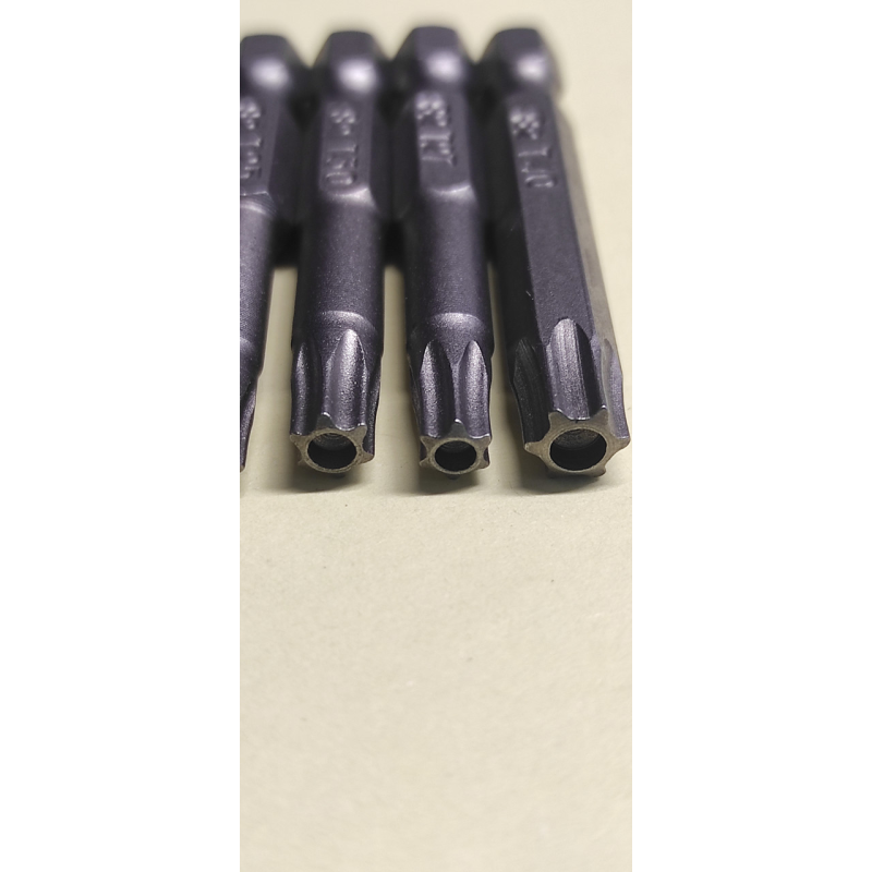 Набір біт Torx S2 T5-40 з отвором зірка Набір біт Torx S2 T5-40 з отвором зірка