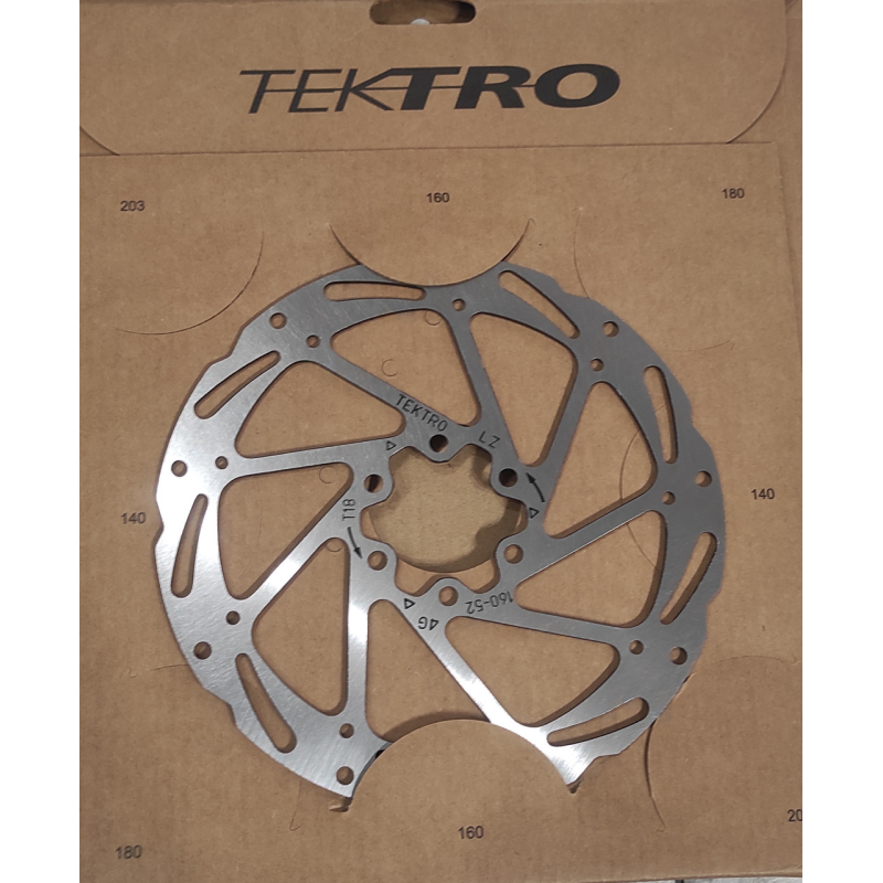 Ротор гальмівний диск 160 мм Tektro TR-52 Ротор гальмівний диск 160 мм Tektro TR-52
