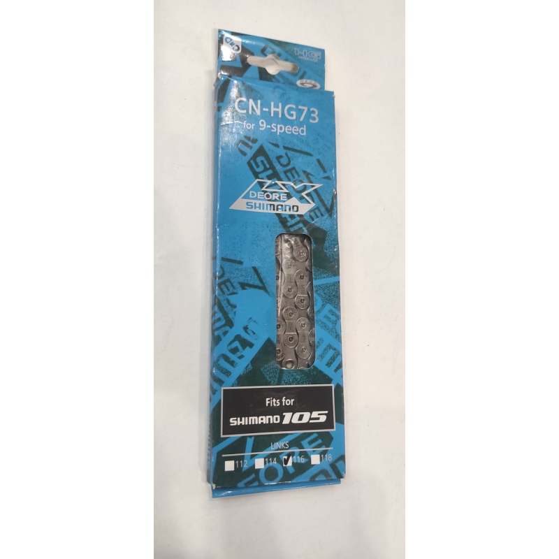 Ланцюг велосипедний Shimano CN-HG73 на 9 ск + замок Ланцюг велосипедний Shimano CN-HG73 на 9 ск + замок