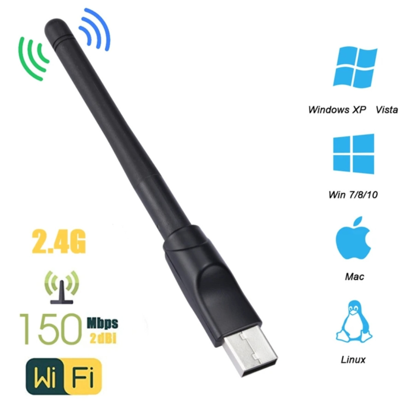 WiFi адаптер 2,4 Ghz 150 Mbps MTK7601